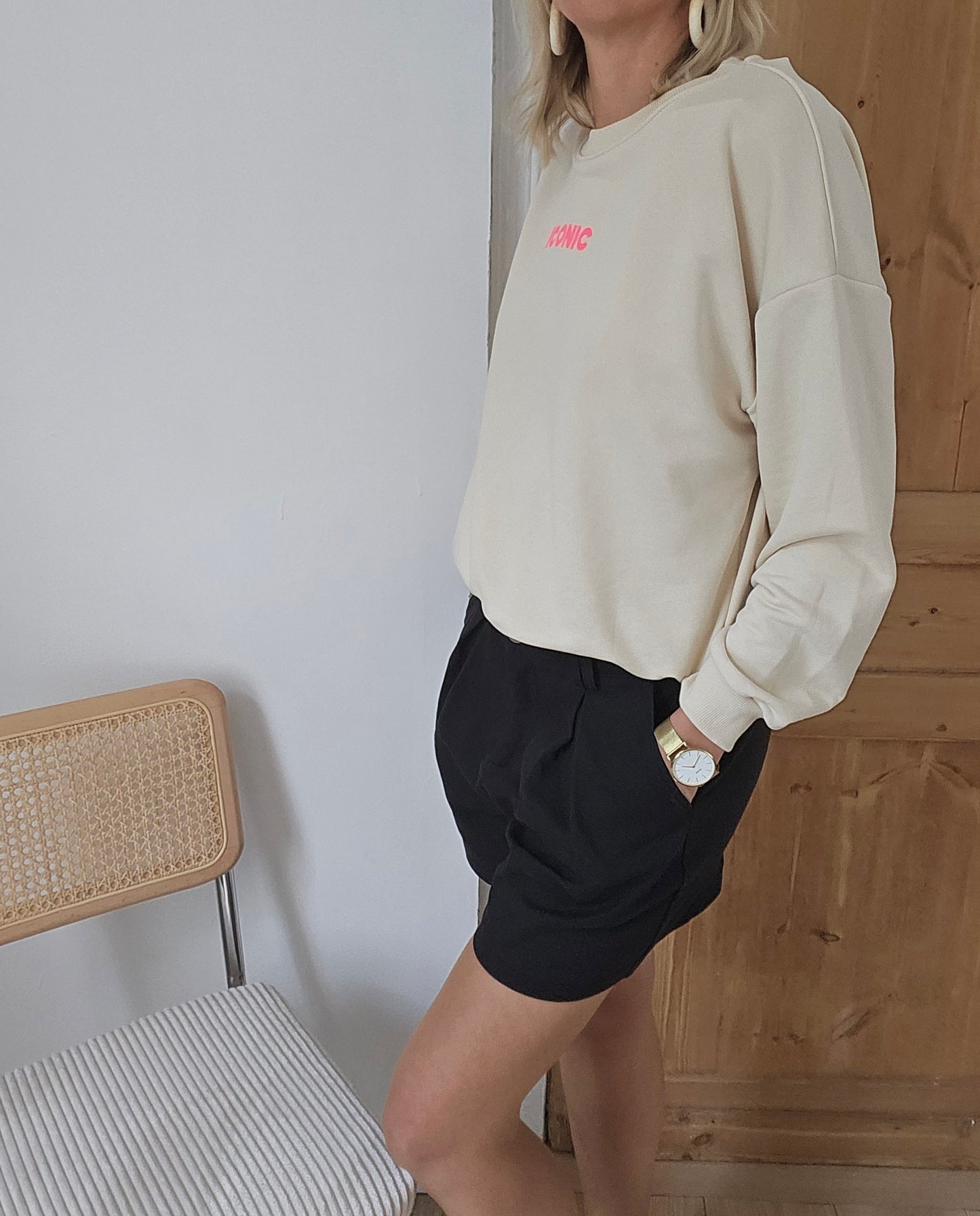 Sweat iconic beige