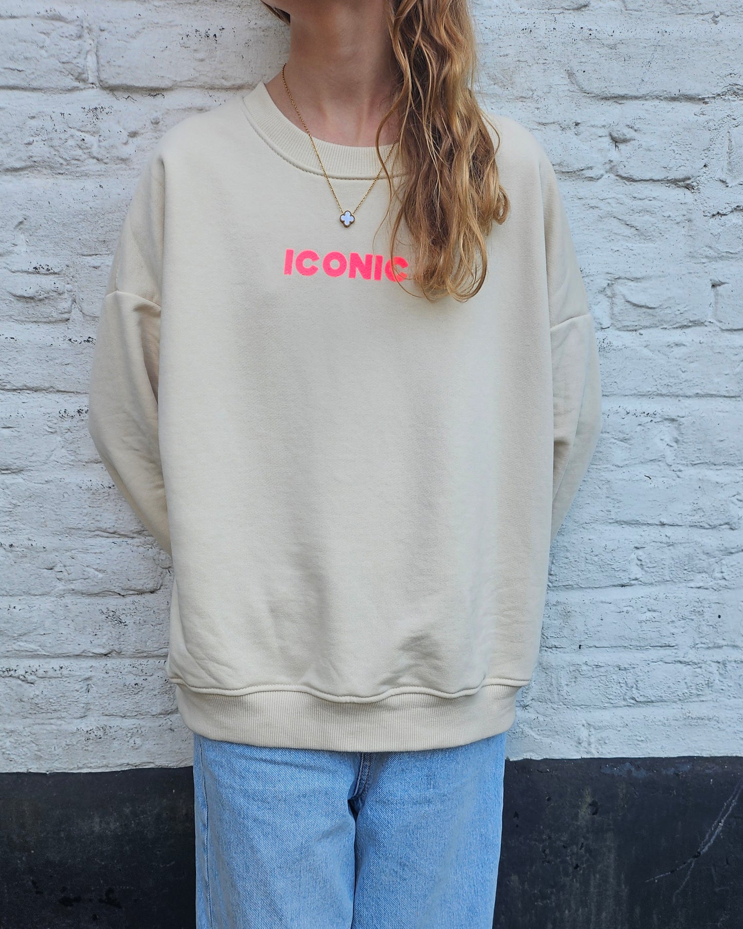 Sweat iconic beige