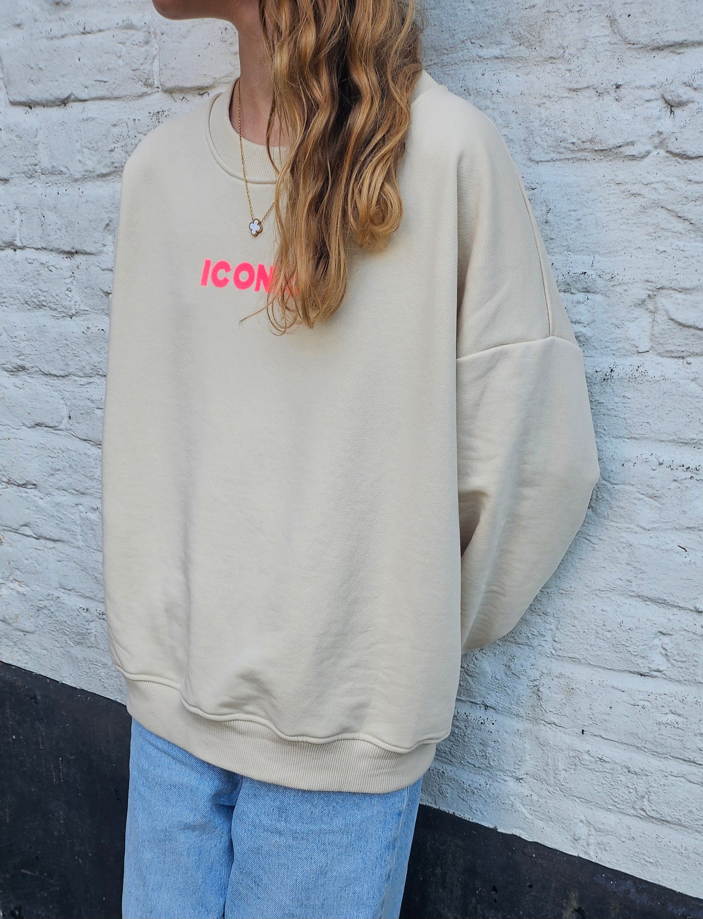 Sweat iconic beige