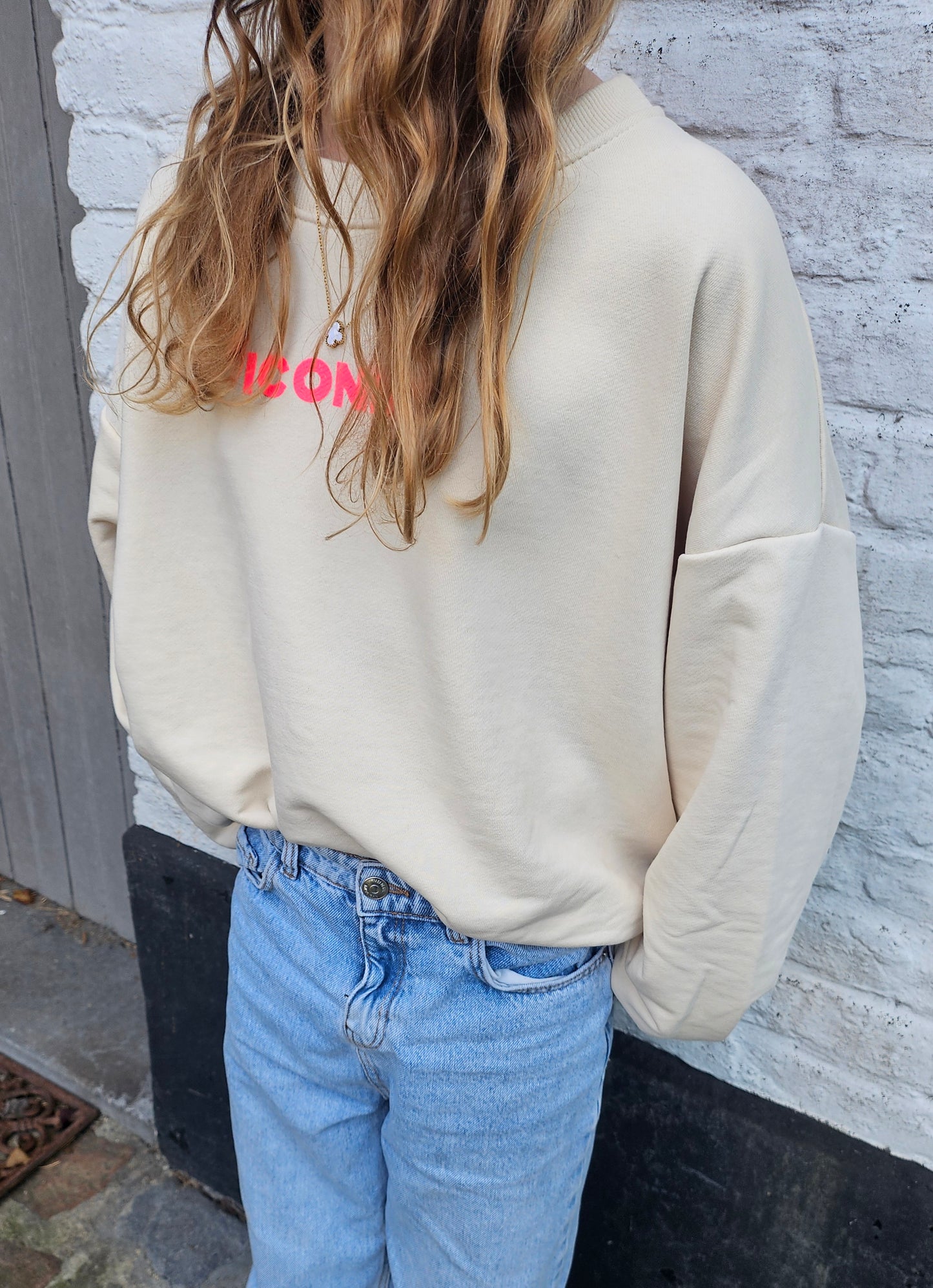 Sweat iconic beige