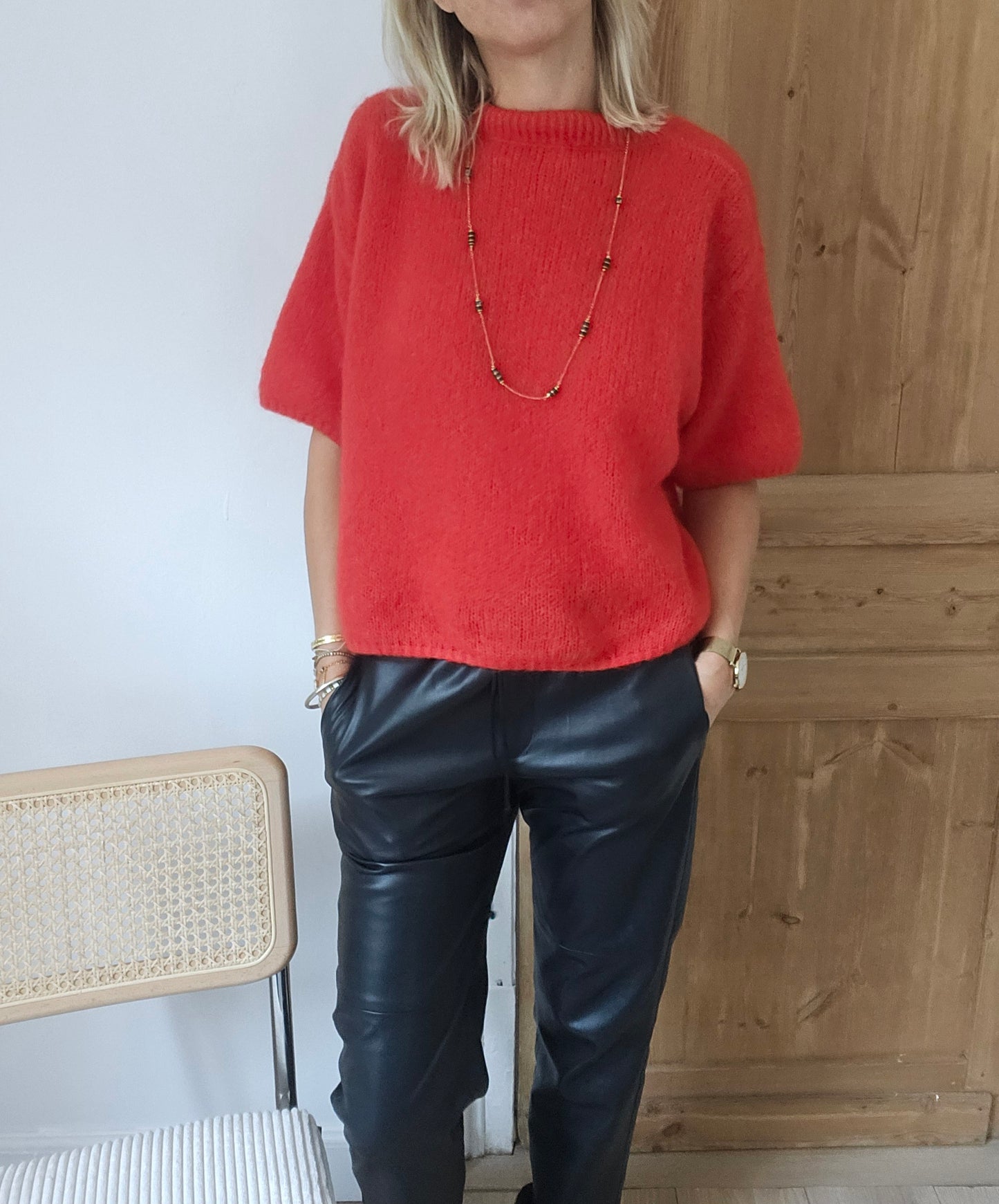 Pull manches courtes (plusieurs couleurs)