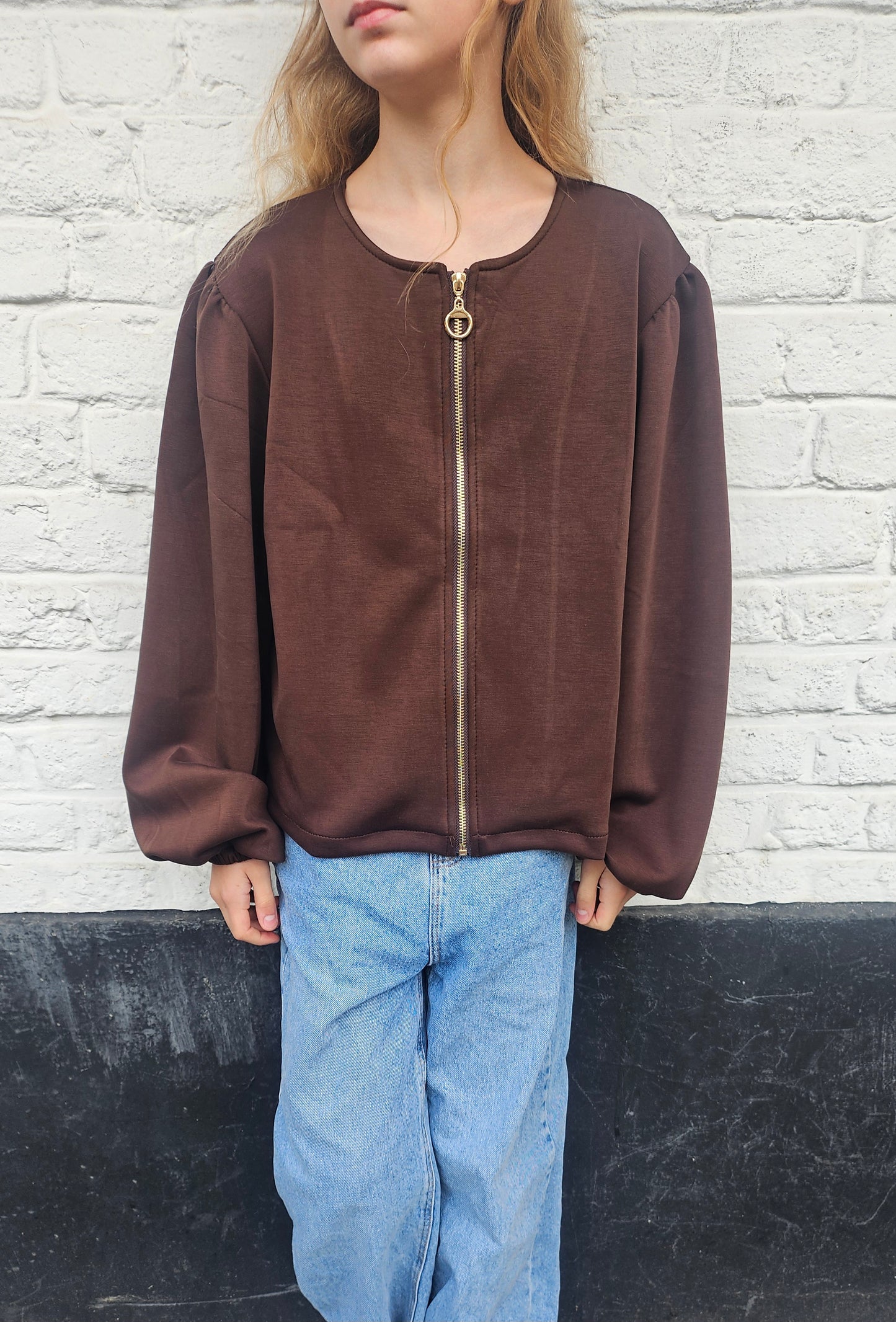 Gilet ultra doux chocolat