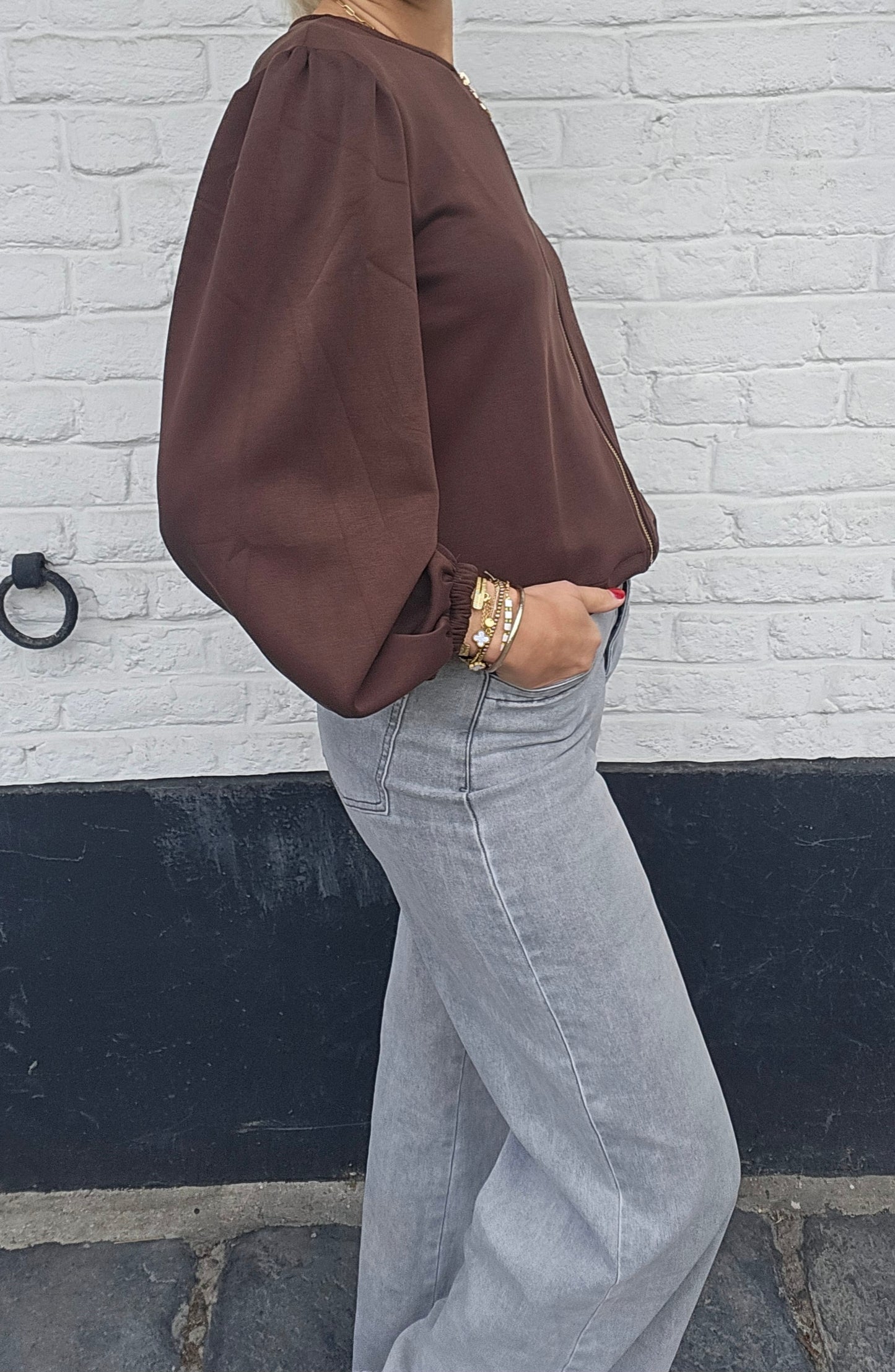 Gilet ultra doux chocolat