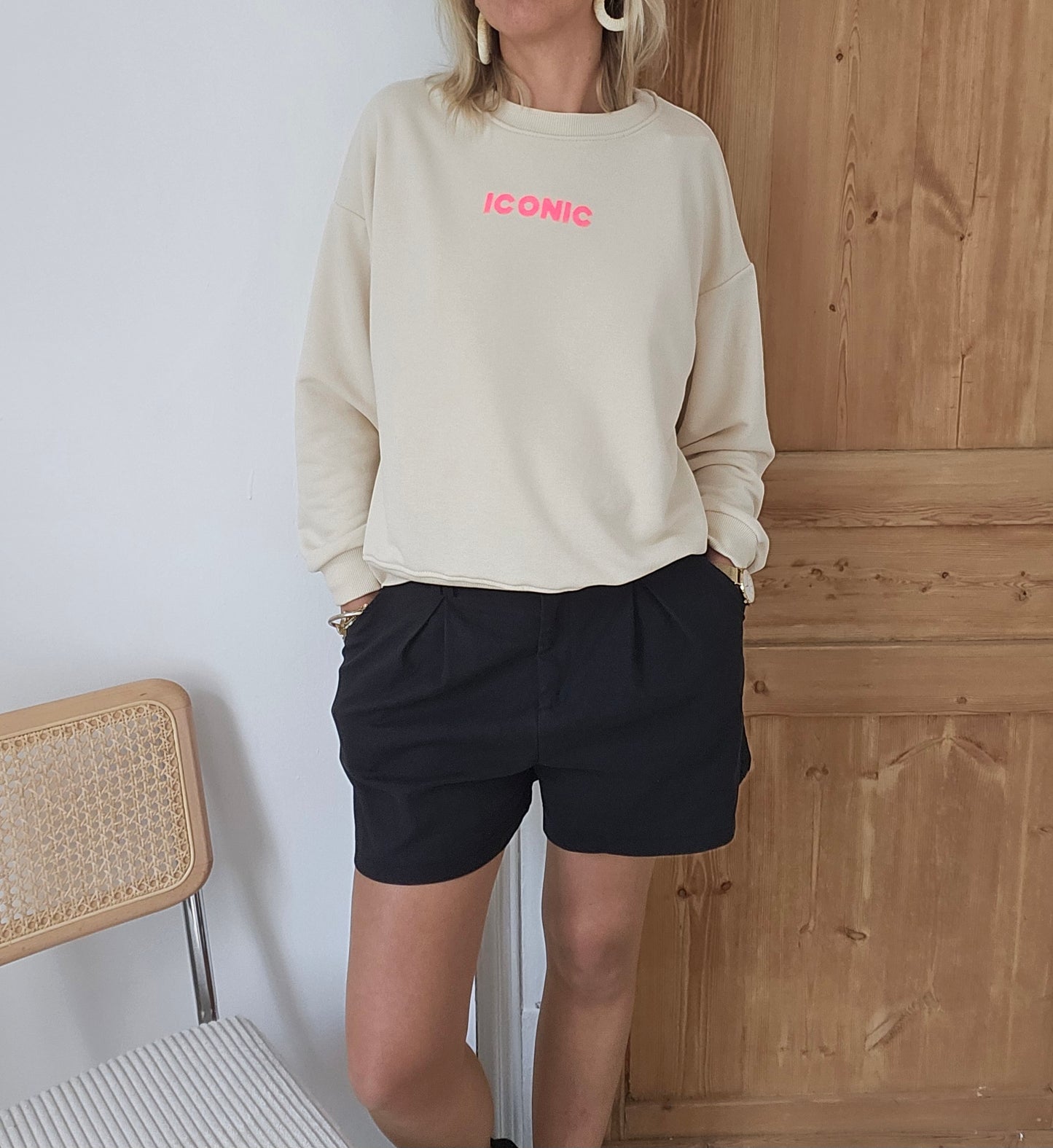 Sweat iconic beige