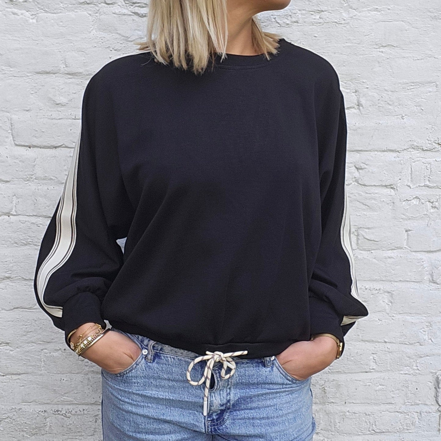 Sweat bande blanche