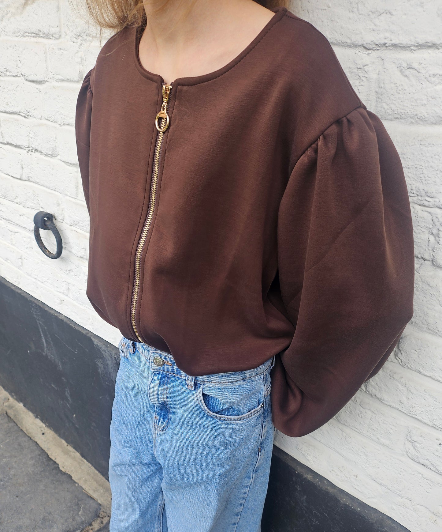 Gilet ultra doux chocolat