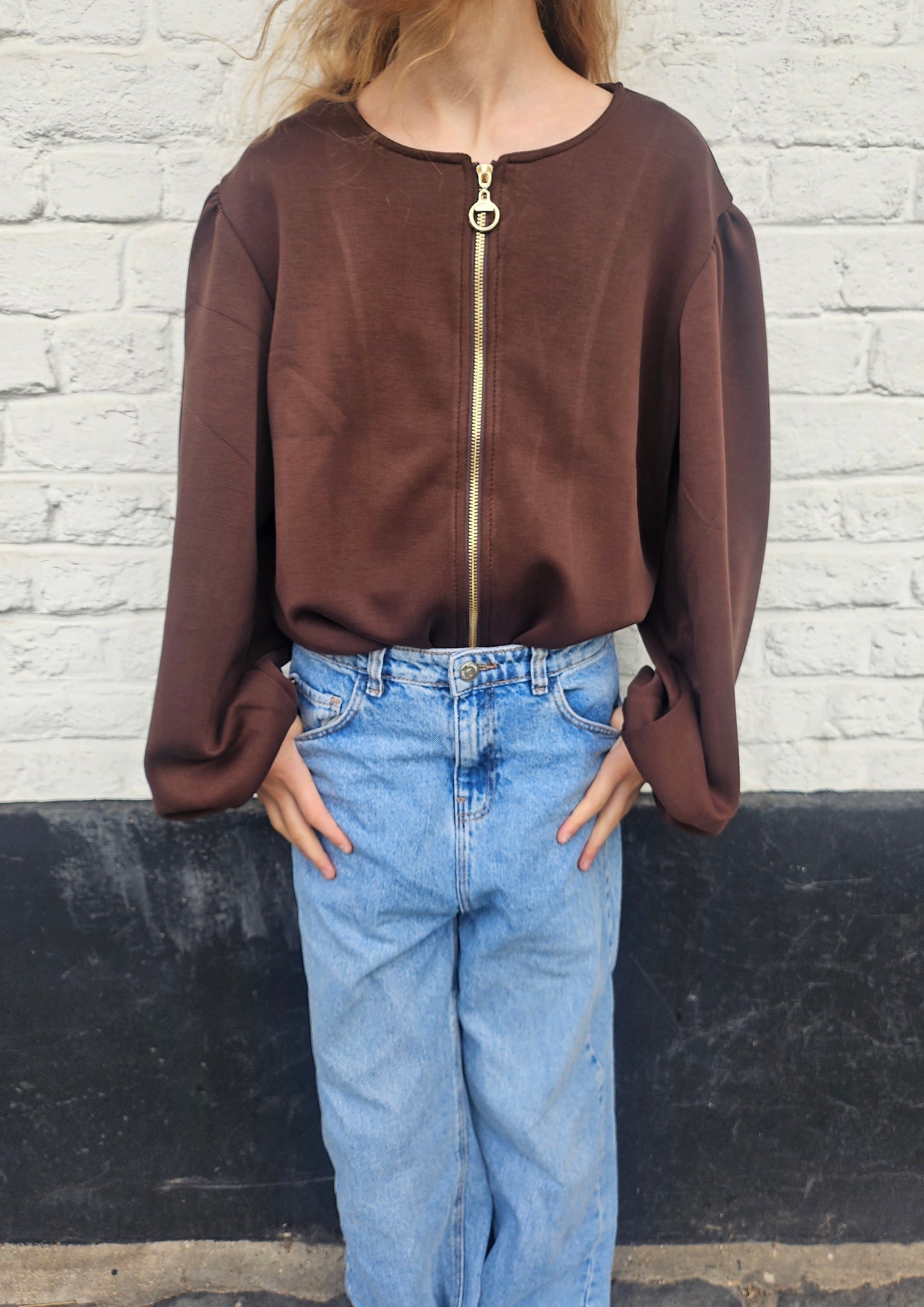 Gilet ultra doux chocolat