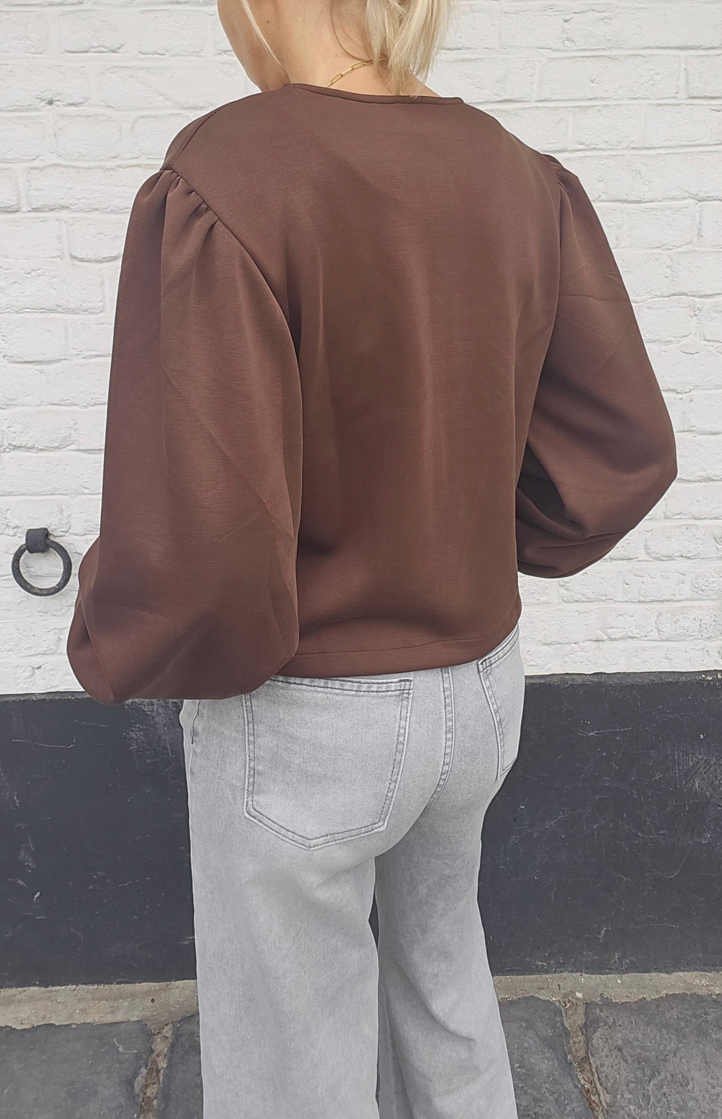 Gilet ultra doux chocolat