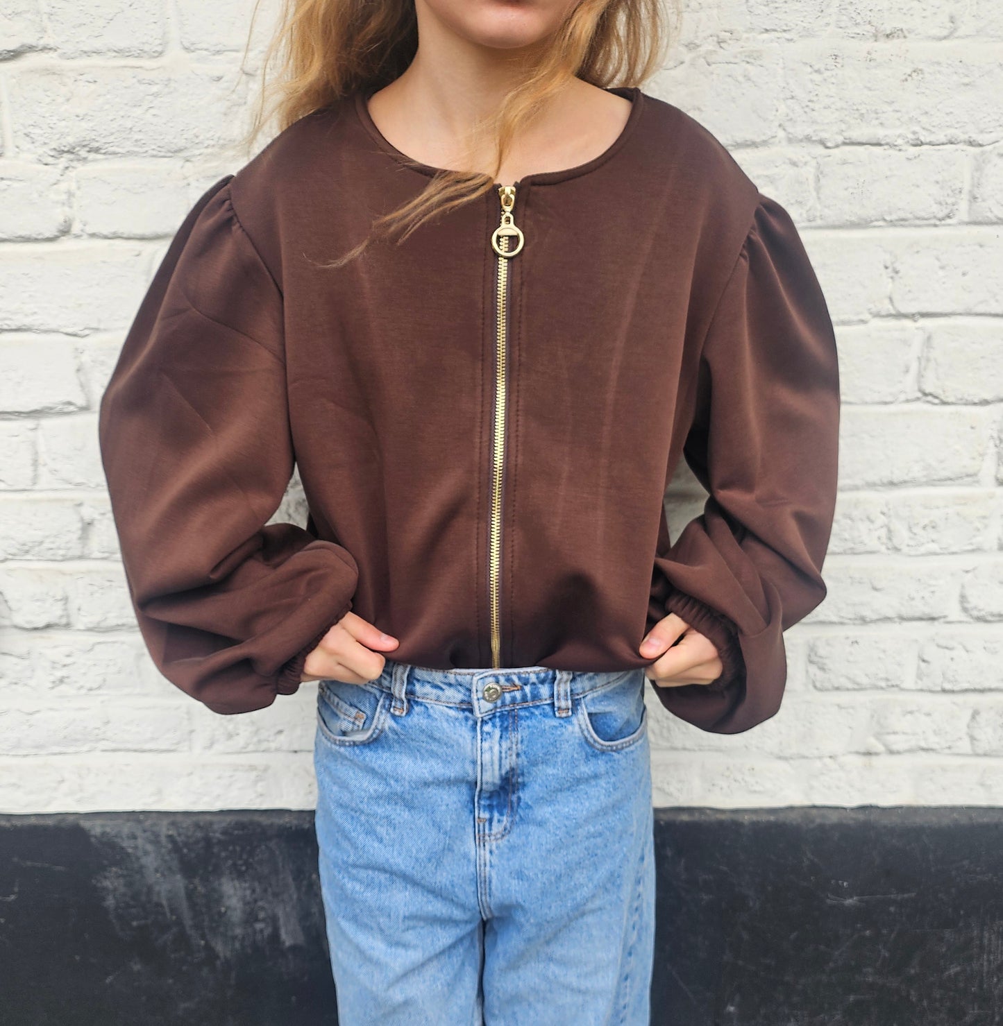 Gilet ultra doux chocolat