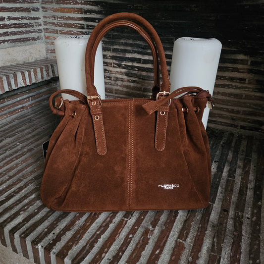 Sac APOLLINE en daim camel