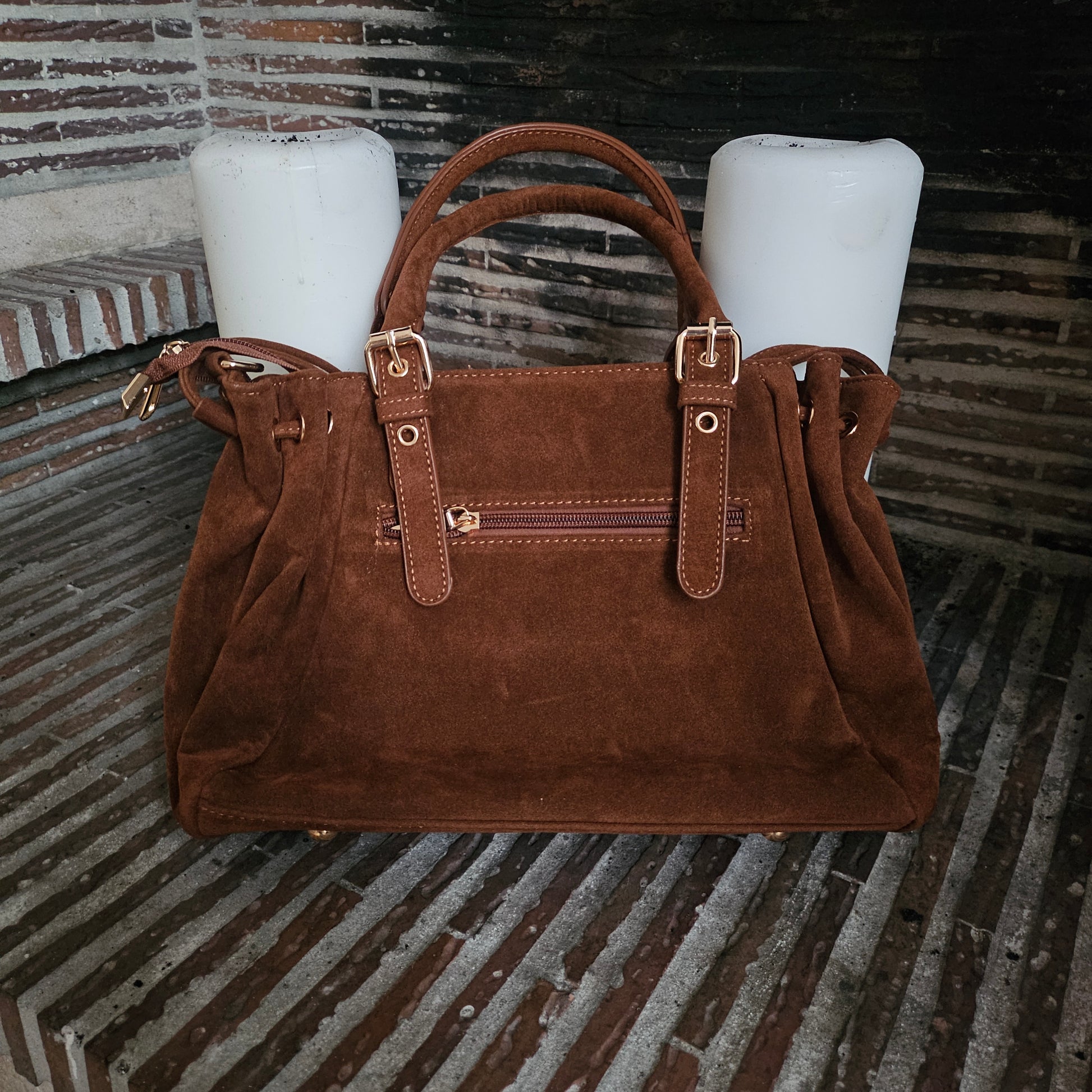 Sac APOLLINE en daim camel