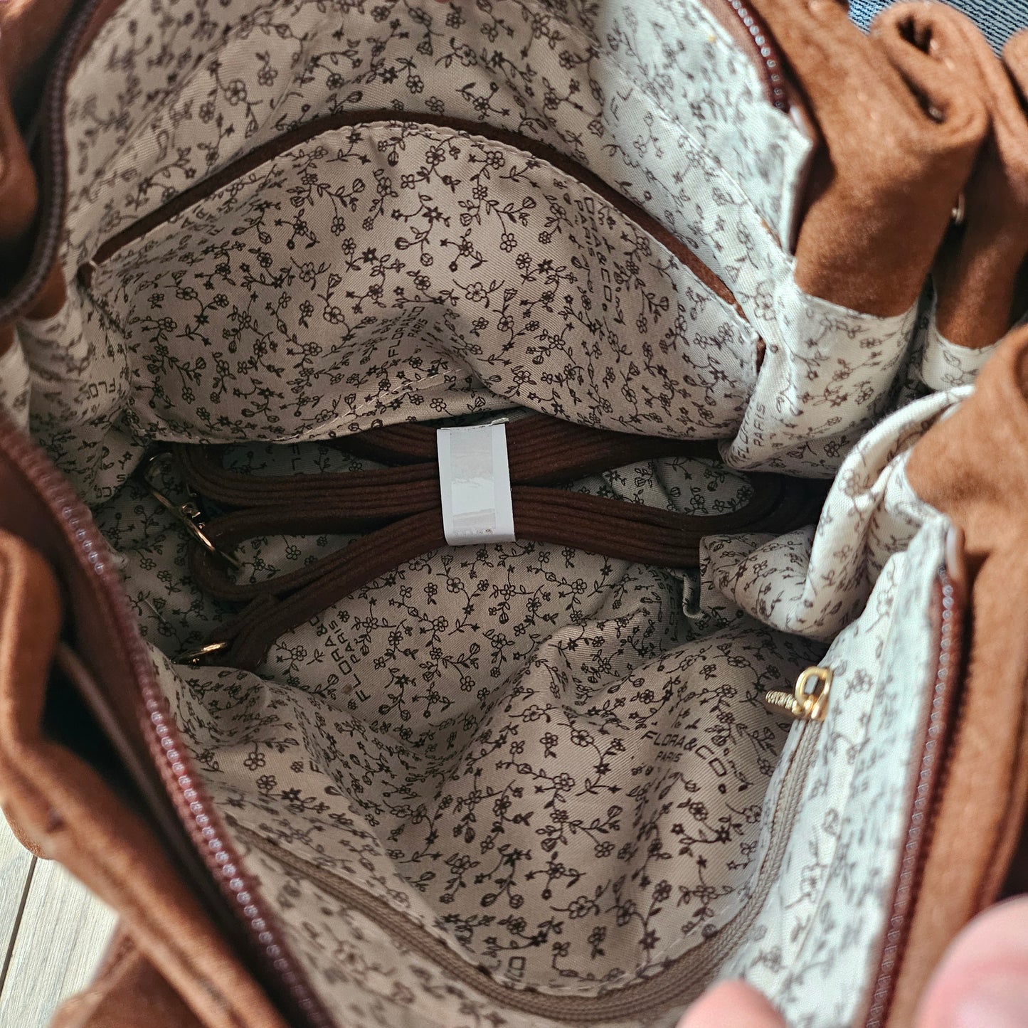 Sac APOLLINE en daim camel