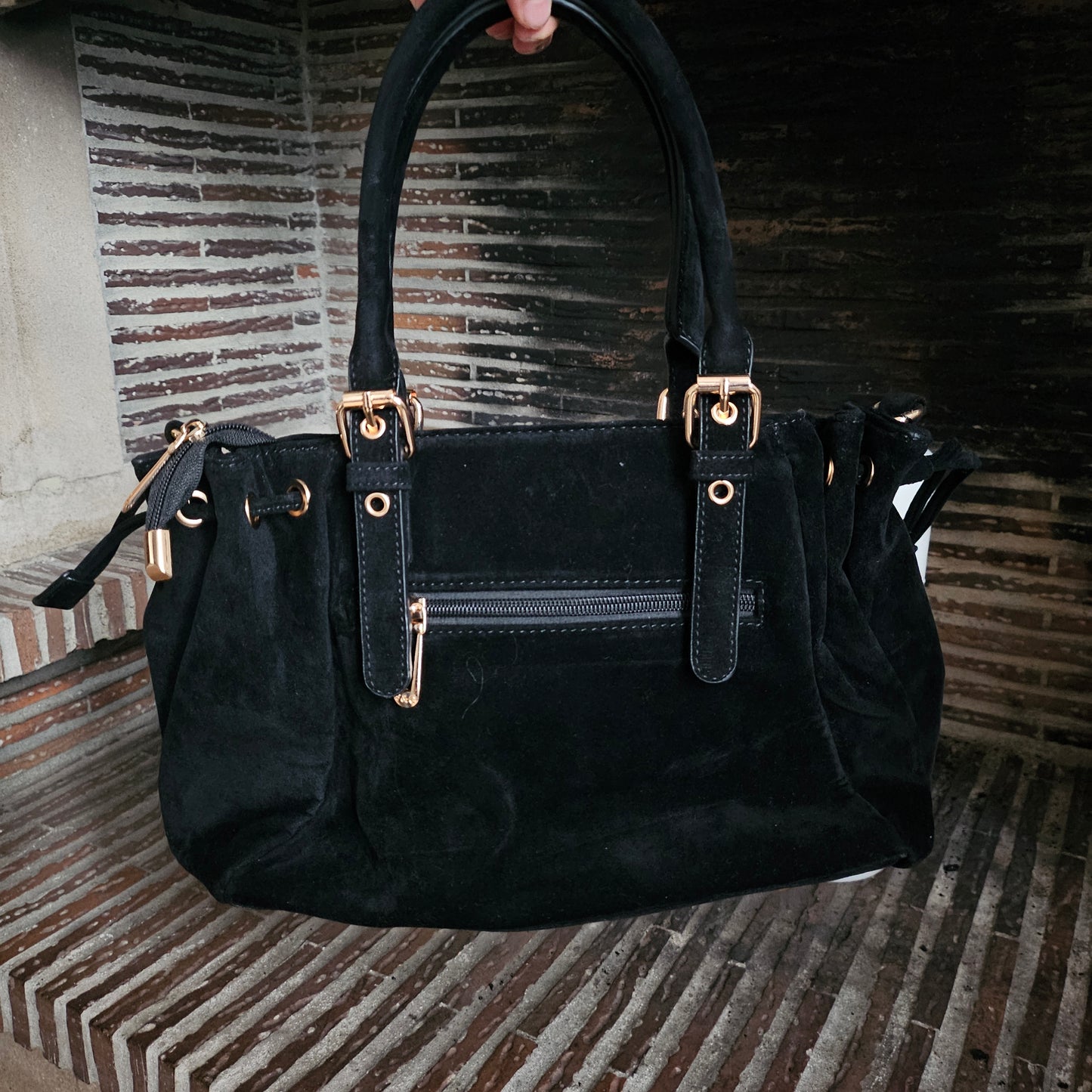 Sac APOLLINE en daim noir