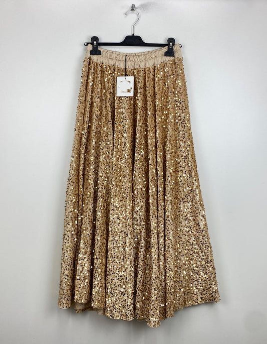 Jupe longue à sequins