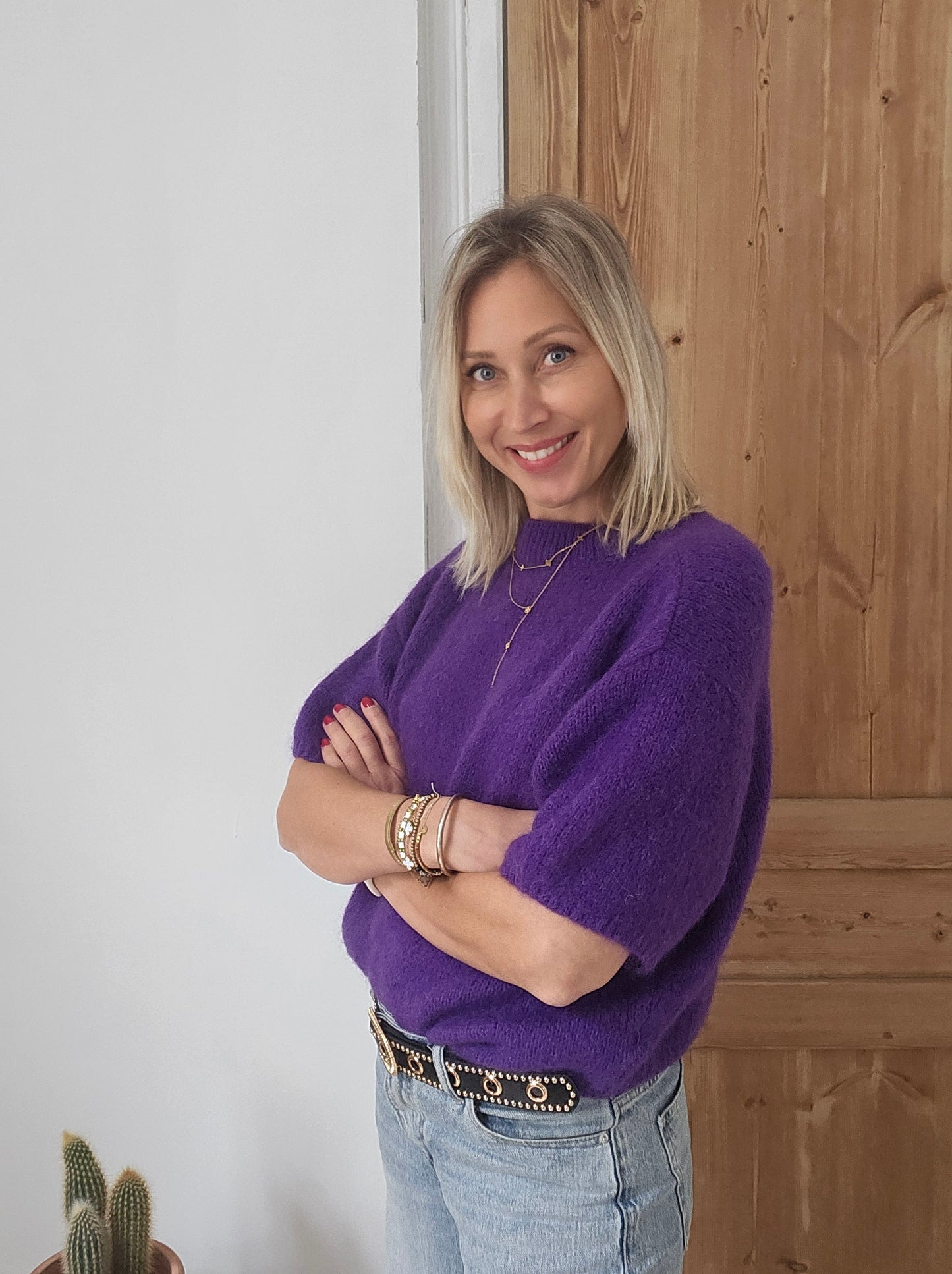 pull_manches_courtes_mohair_violet