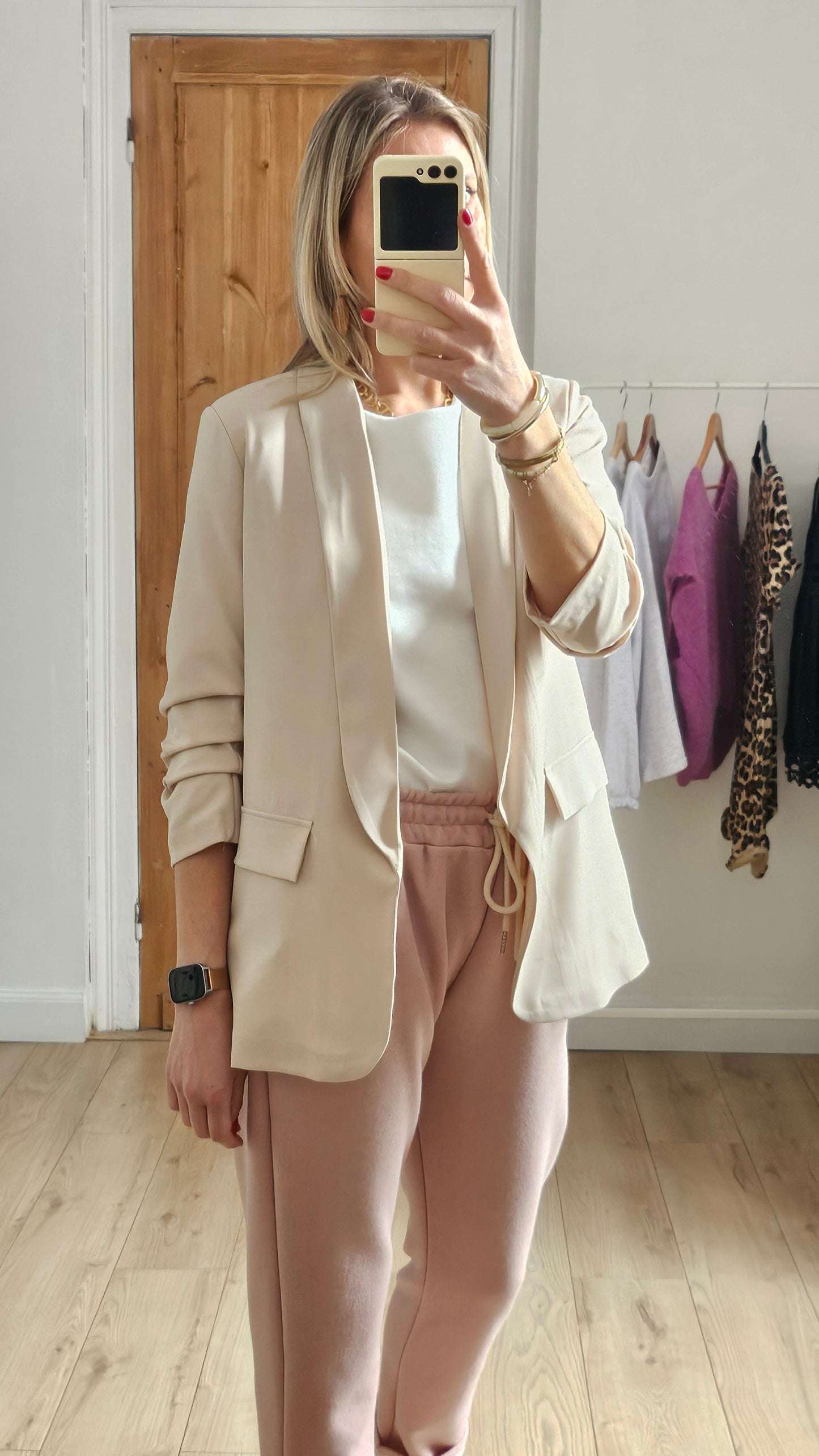 Veste écrue
