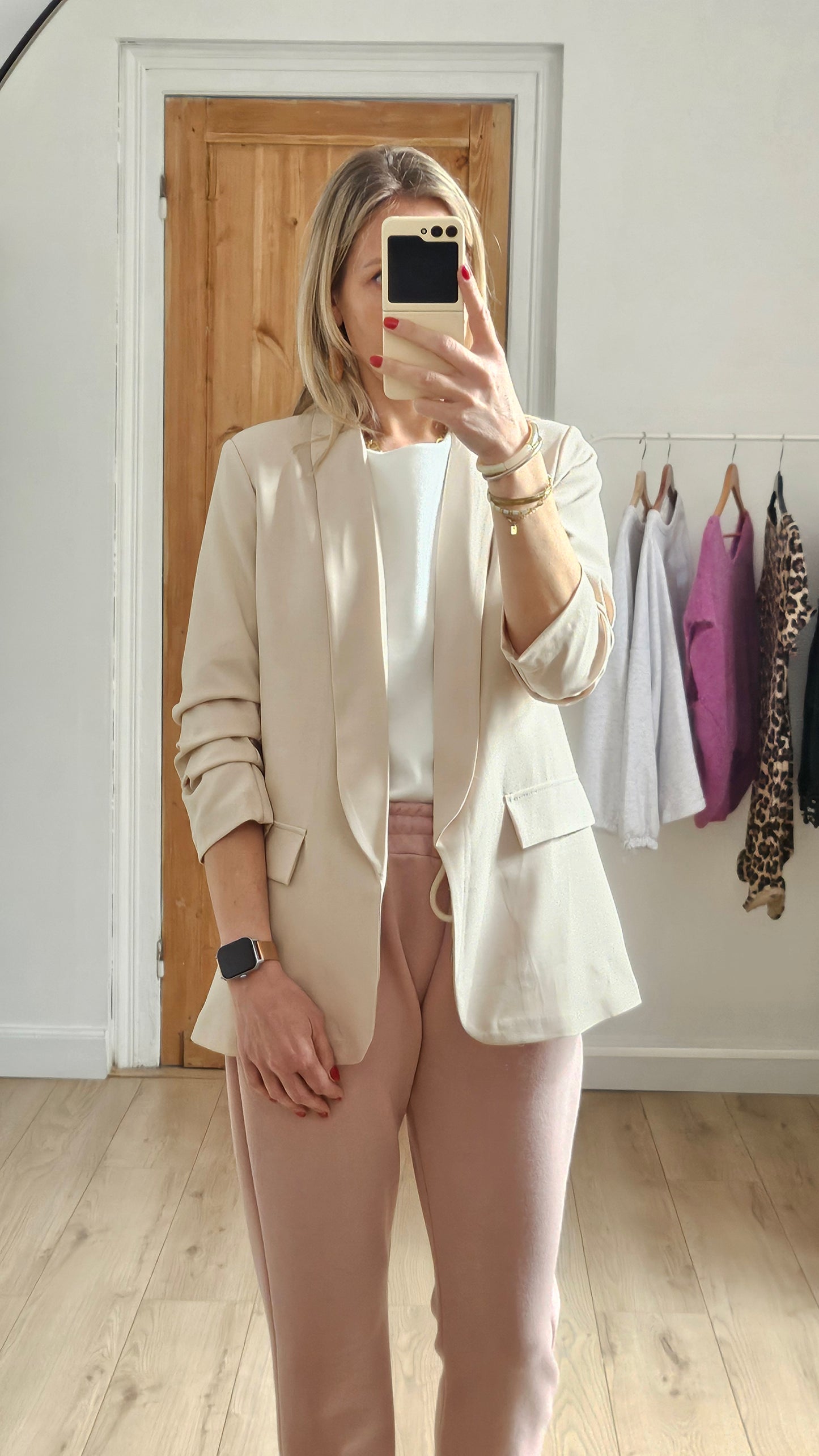 Veste écrue