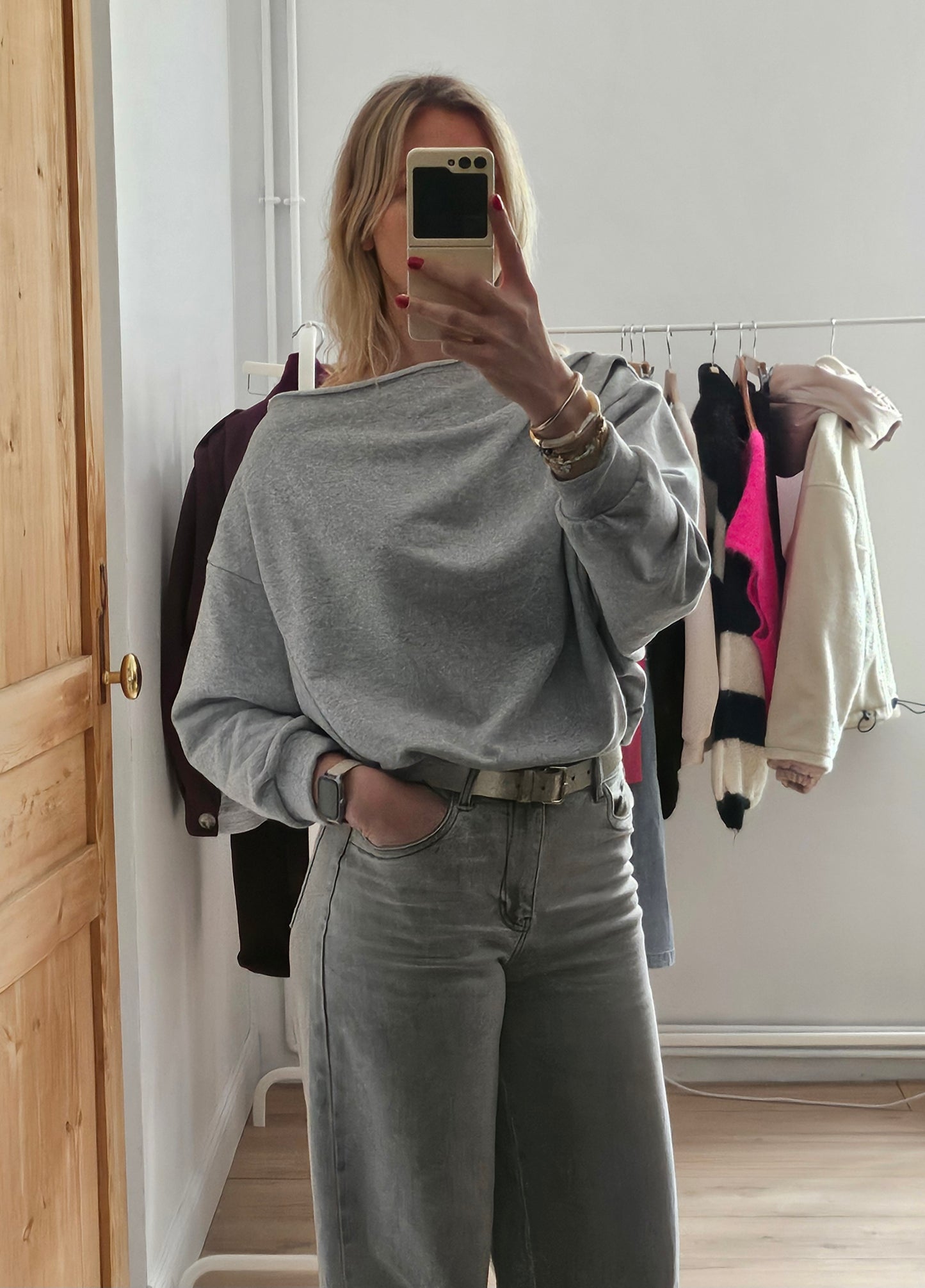 Sweat léger gris