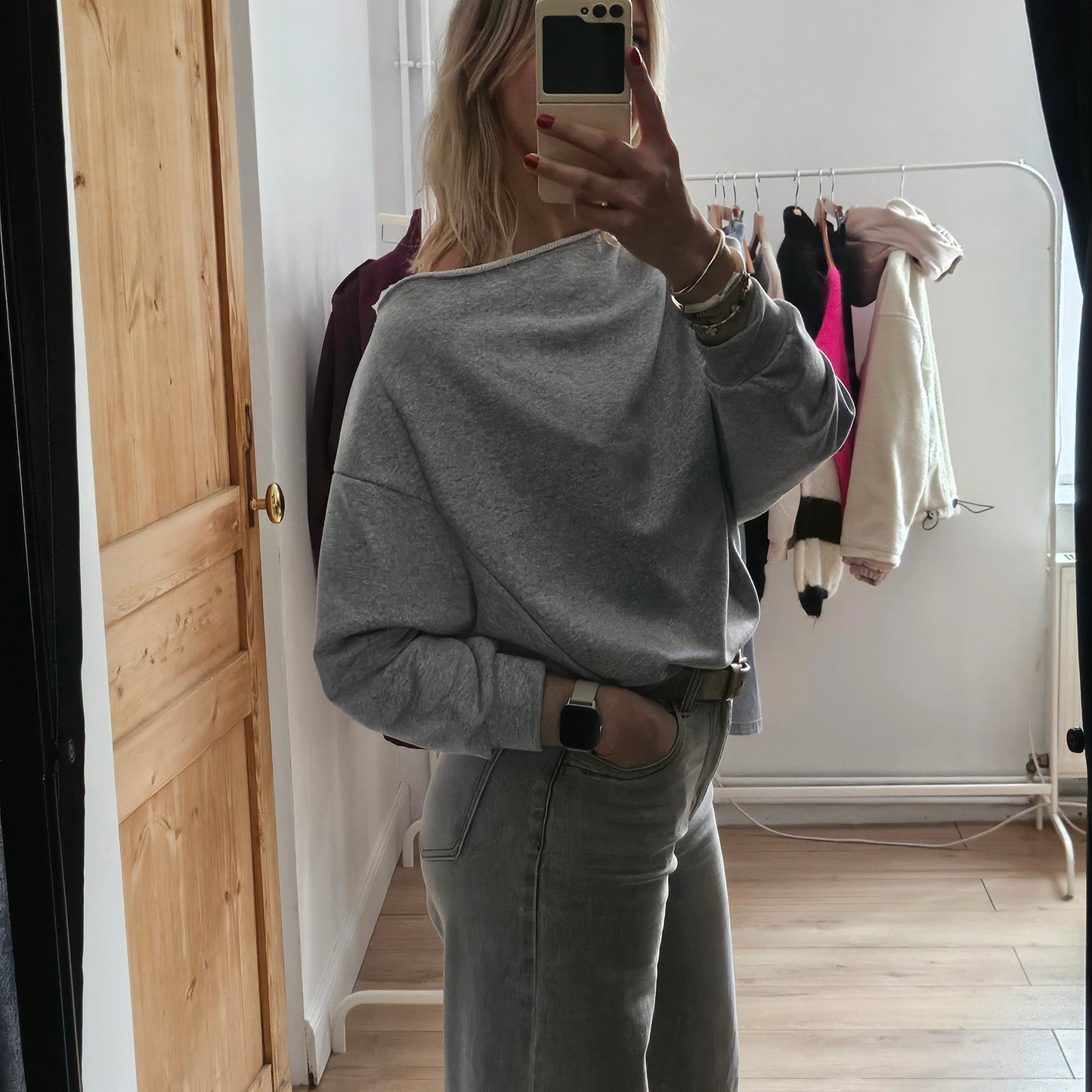 Sweat léger gris
