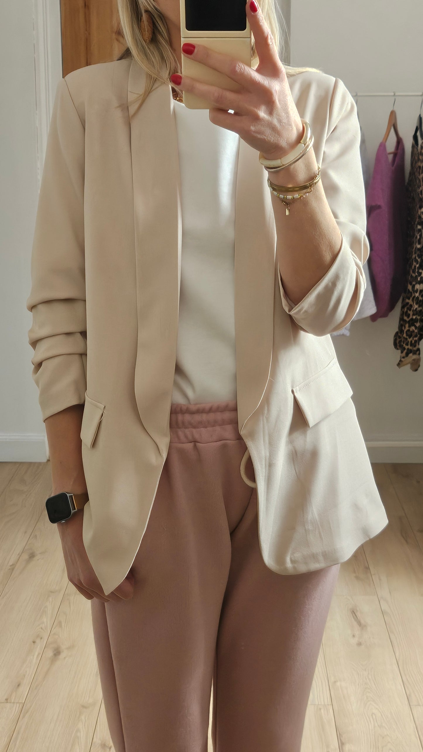 Veste écrue