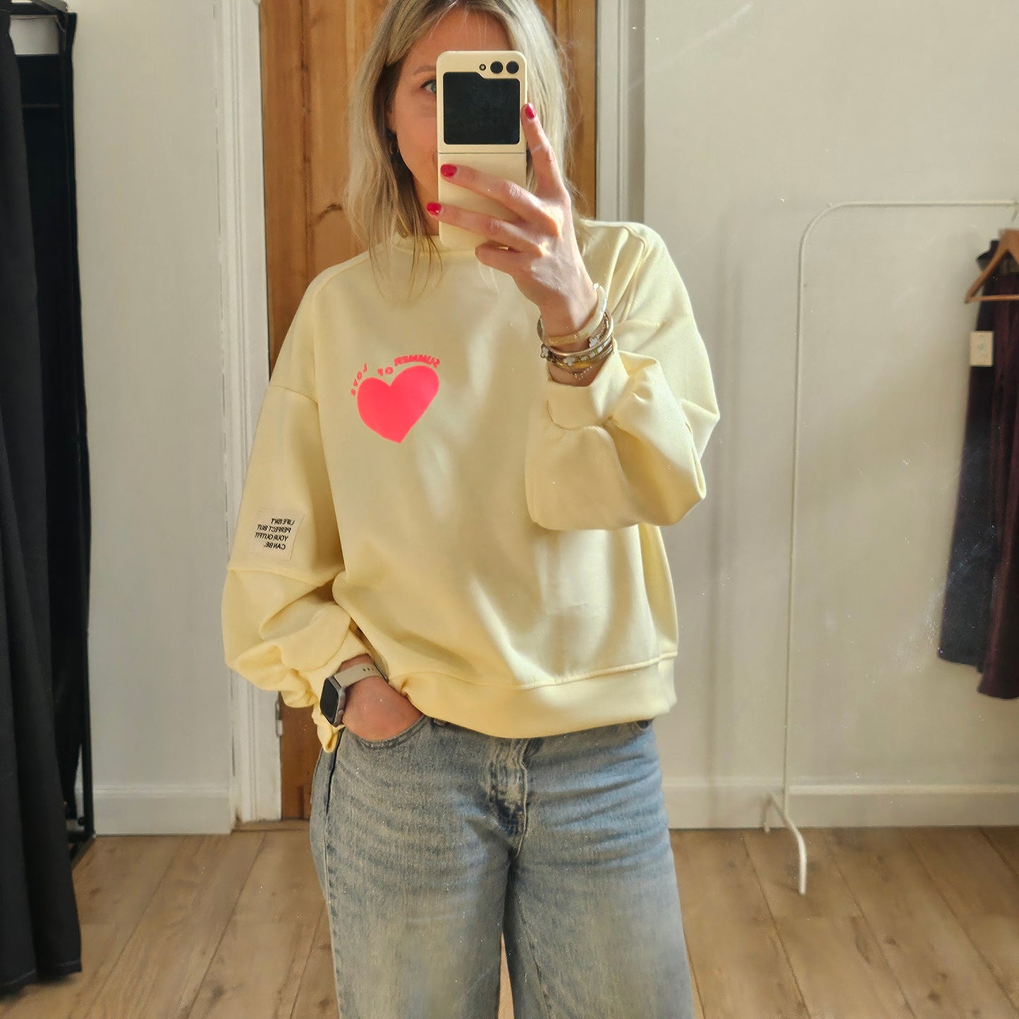 Sweat Summer of love jaune
