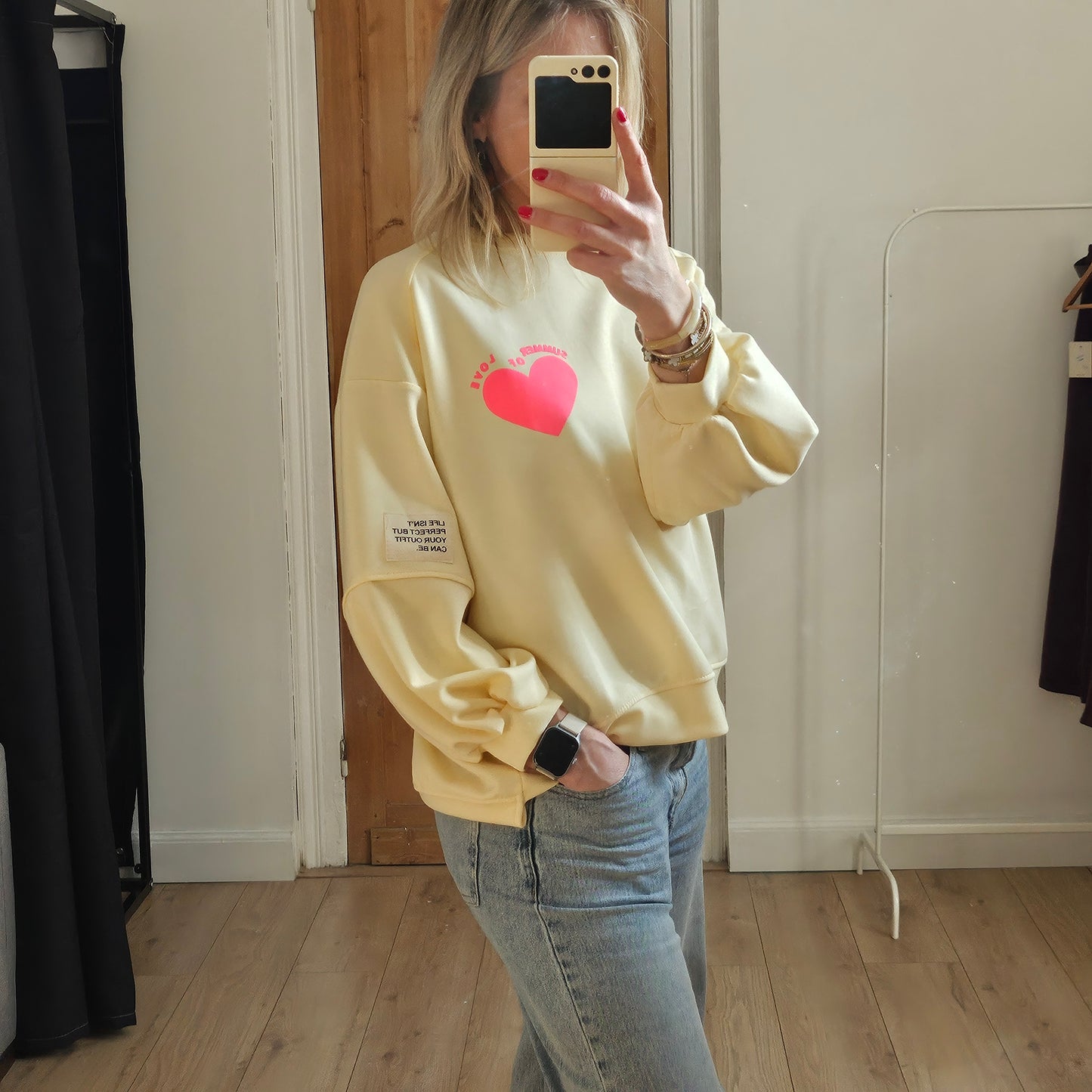 Sweat Summer of love jaune