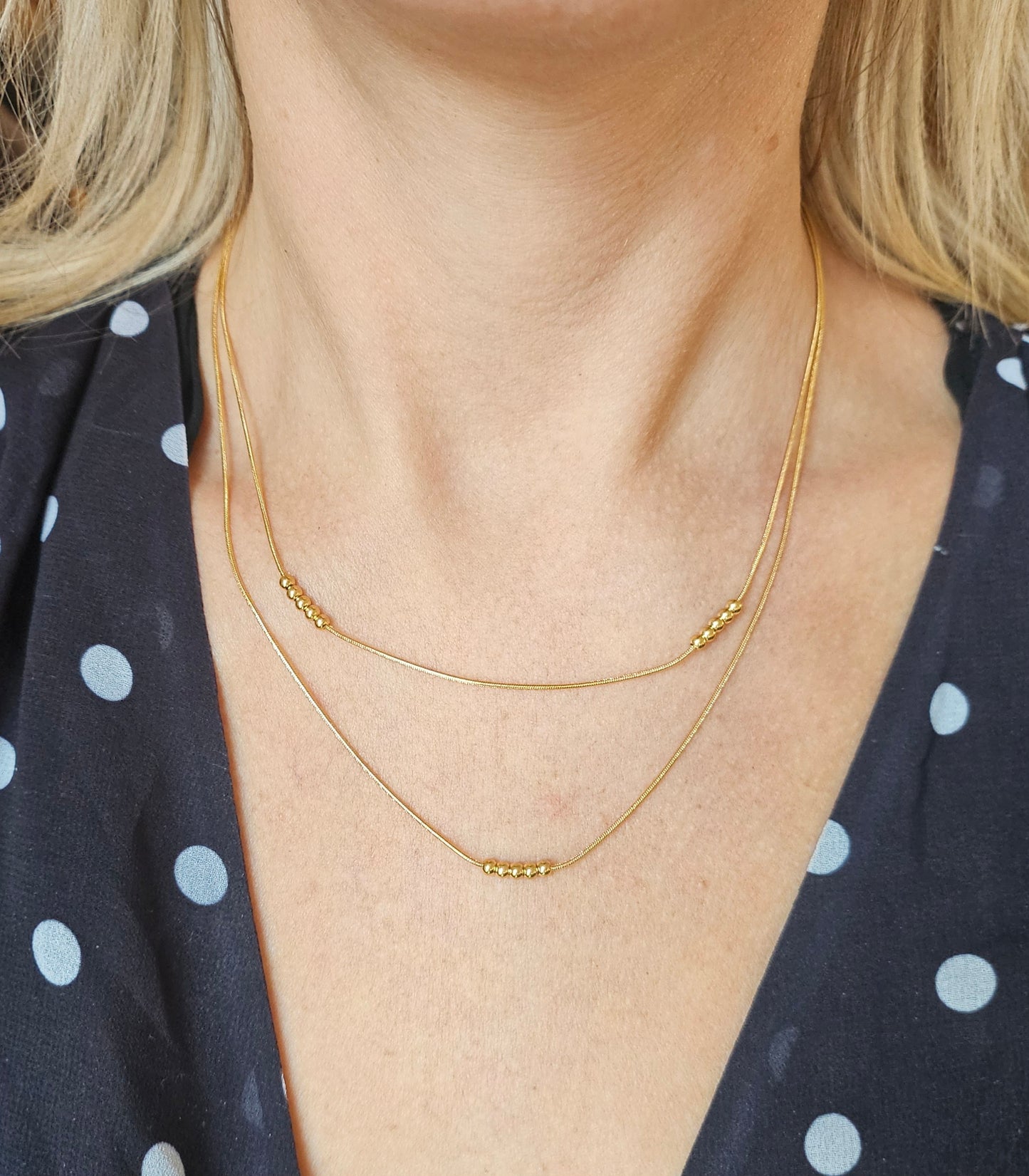 Collier double rangs