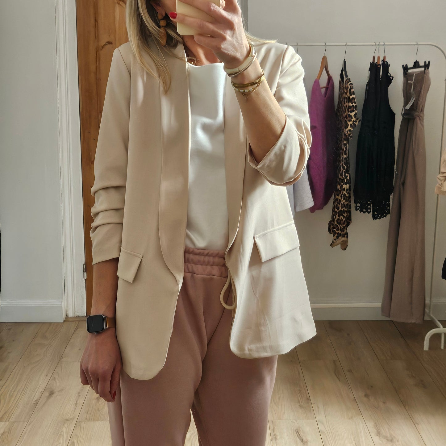 Veste écrue