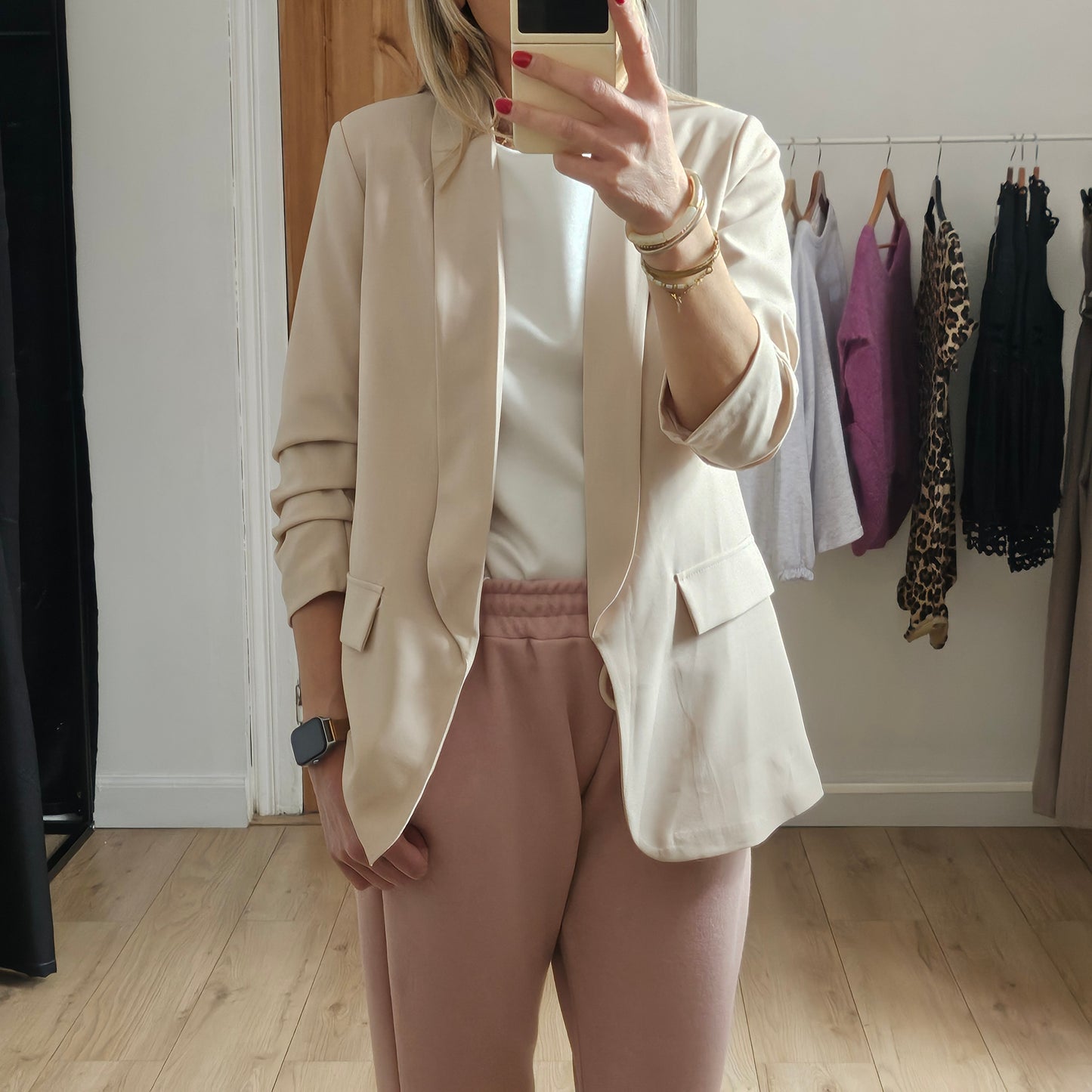 Veste écrue