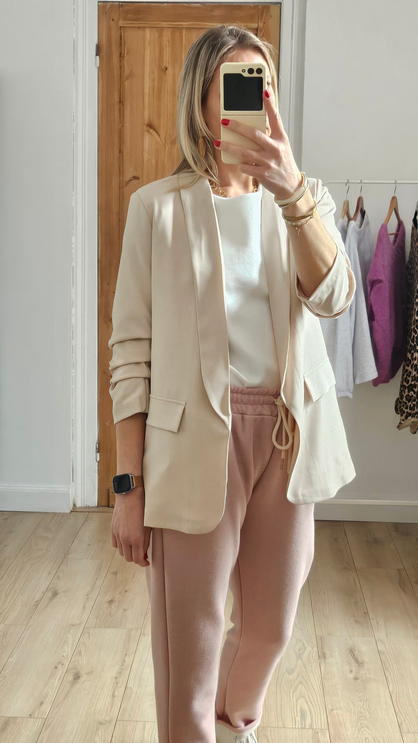Veste écrue