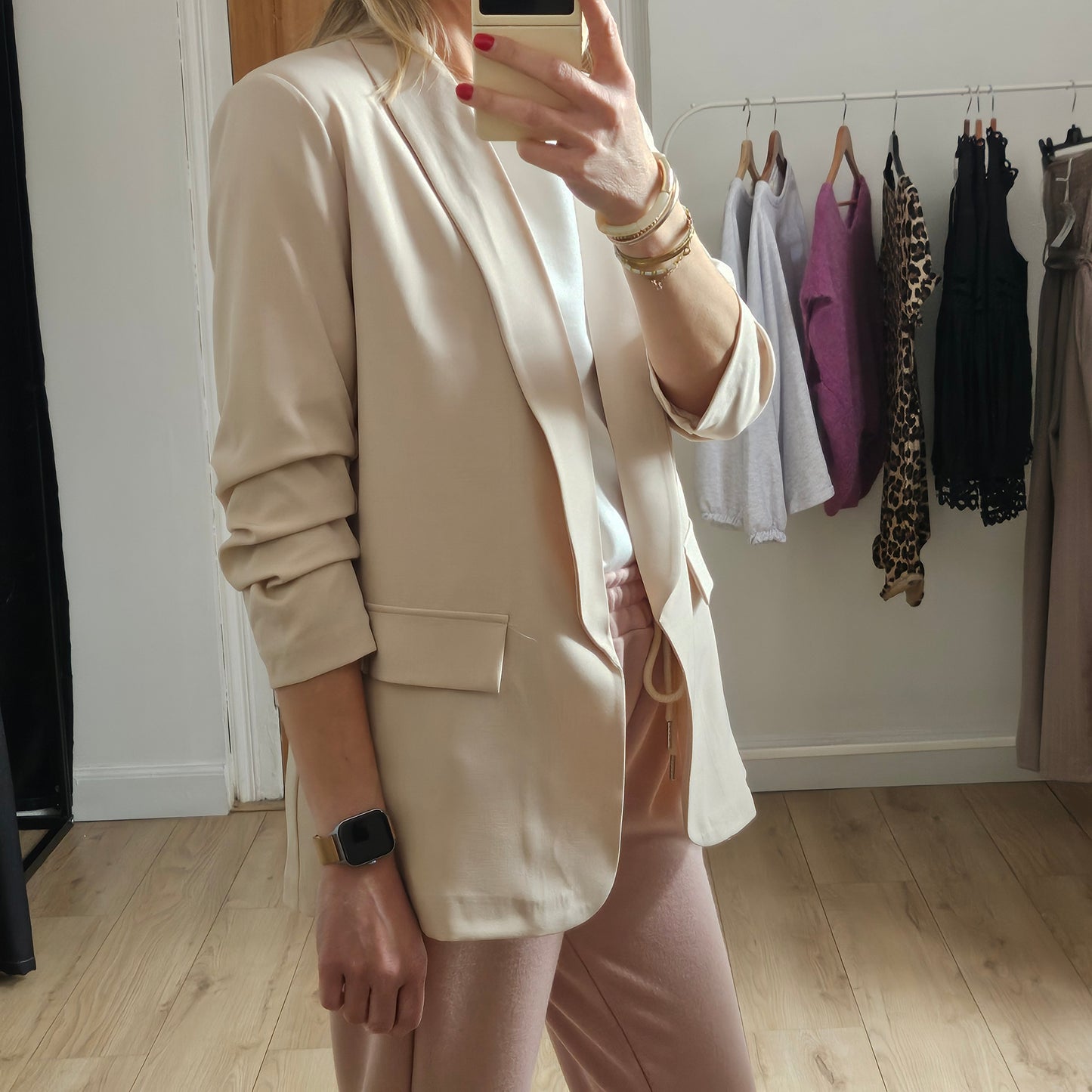 Veste écrue