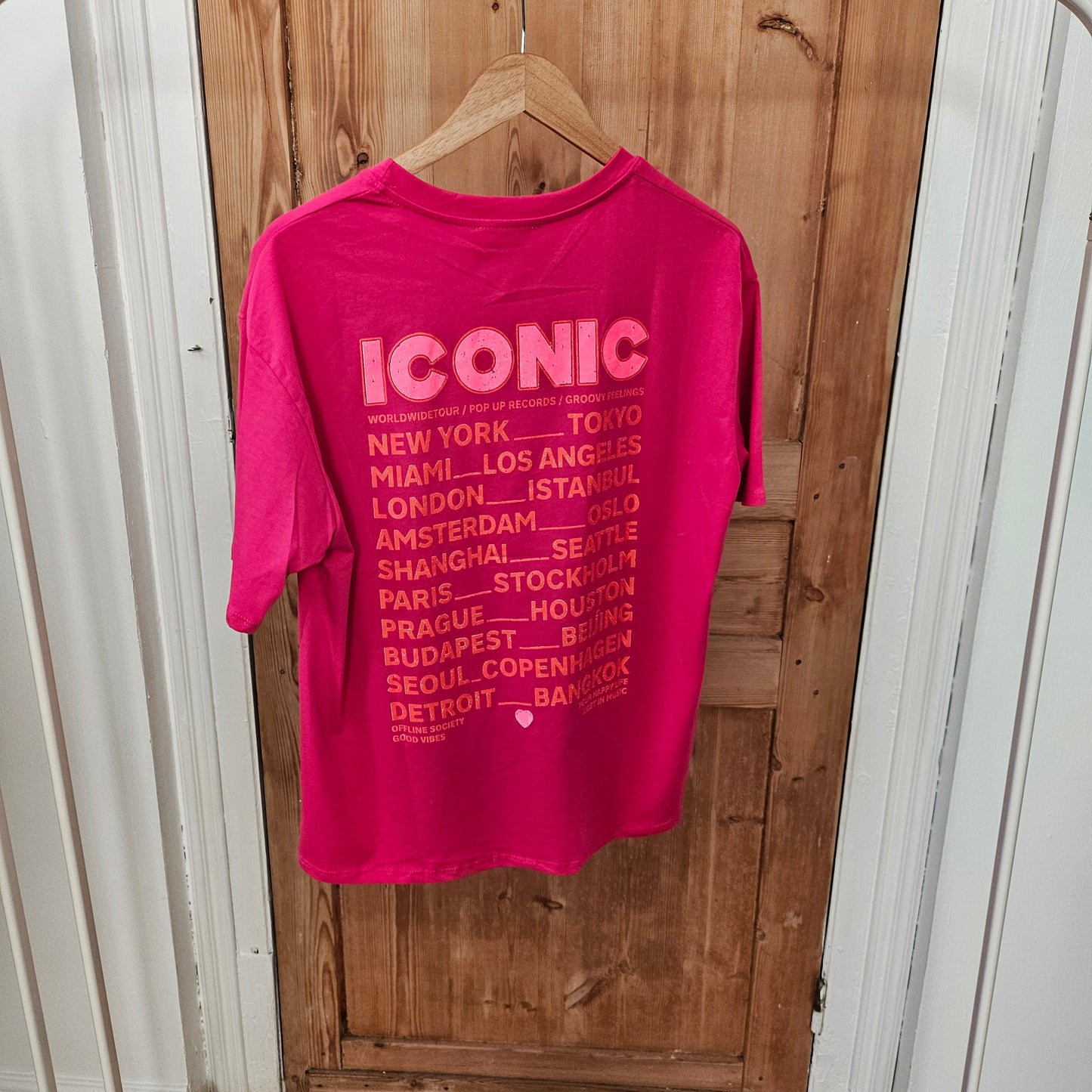 T-shirt ICONIC fuchsia
