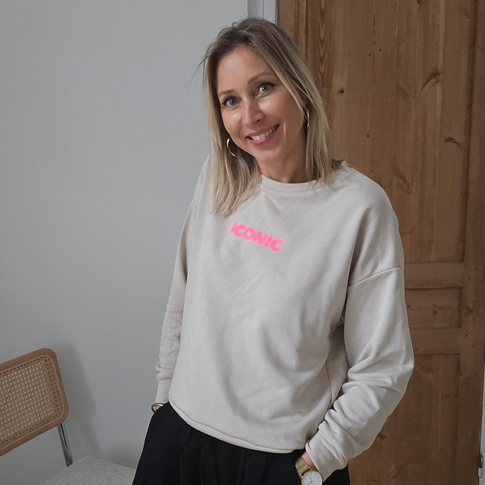 sweat iconic beige